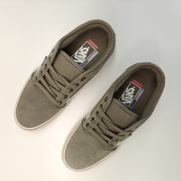 Vans Chukka Low Side stripe Mocha Wide Suede Skateboard sneakers Size Men's 6.5 - Picture 2 of 9